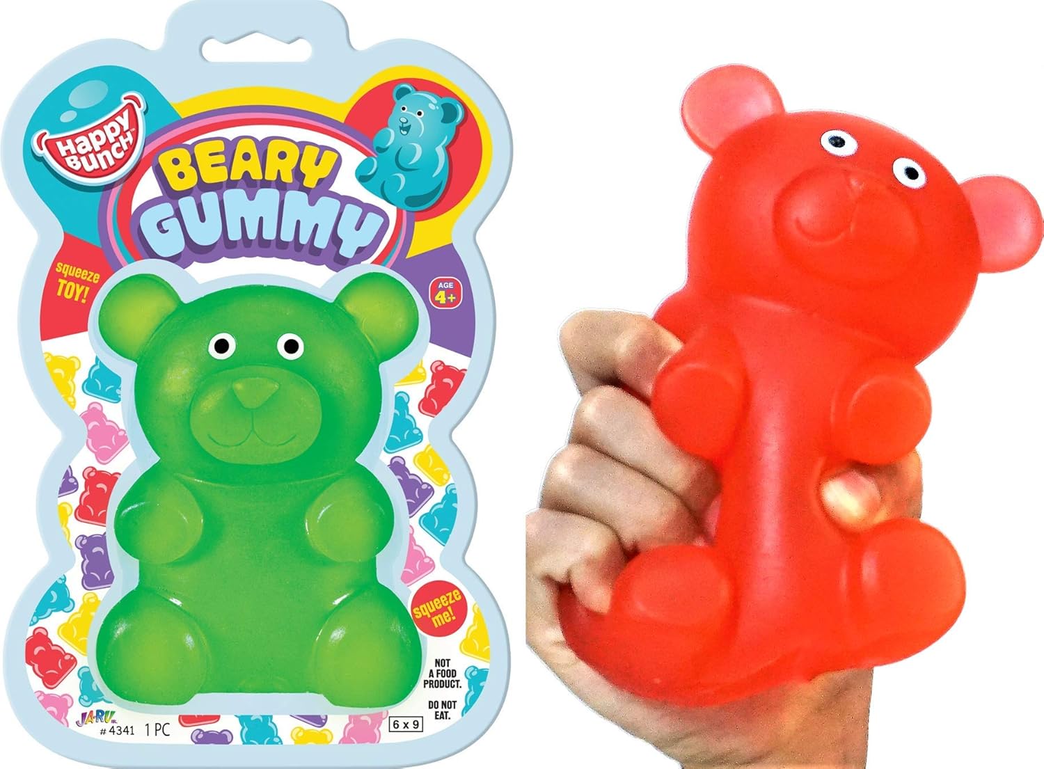 JA-RU Jumbo Squishy Gummy Bear Squeeze Stretchy Stress Relief 4341-1