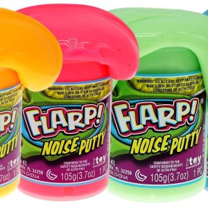 JA-RU Flarp Fart Noise Maker Squeeze Pooter Putty (4 Pack) 10041-4p